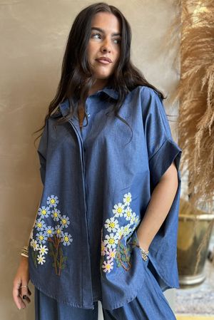 Zeta Otto Magic Posy Shirt Dark /7=